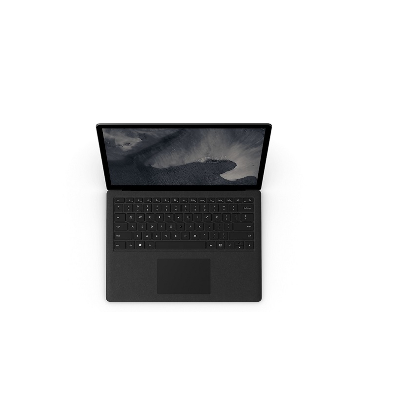 Refurbished Microsoft Surface Laptop 2 Zwart_bovenkant