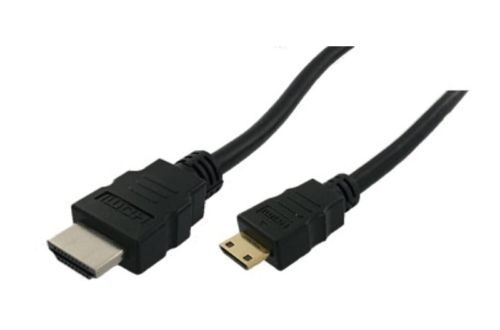 HDMI naar Mini HDMI met Ethernet Kabel 2 Meter – Zwart