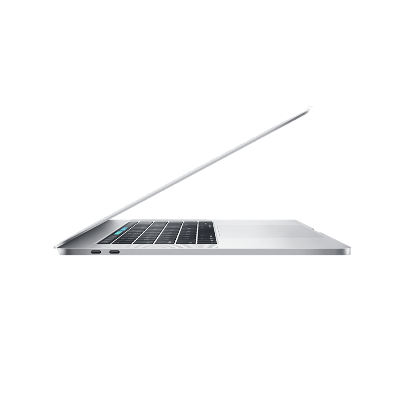 Refurbished Apple Macbook Pro 2017 Zilver 15 inch_zijkant