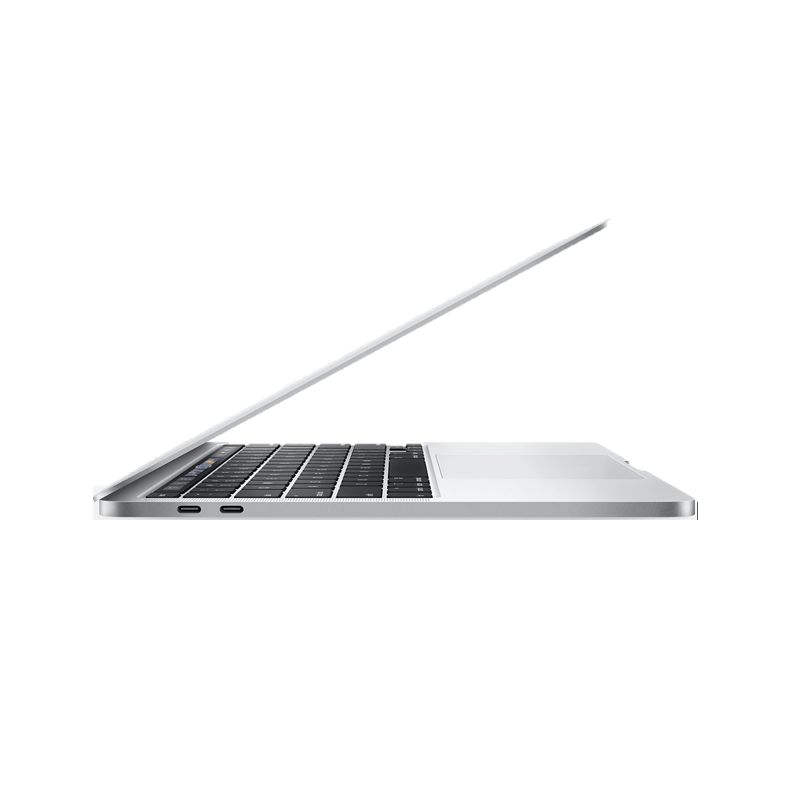 Refurbished Apple Macbook Pro 2020 Zilver 13 inch_zijkant