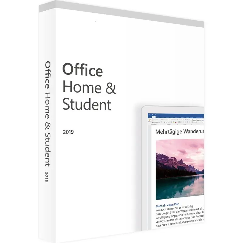 Microsoft Office 2019 Home Student eenmalige licentie 1 PC
